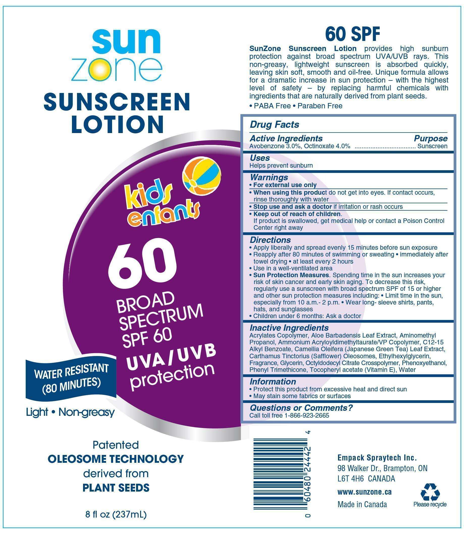 SunZone Sunscreen Kids SPF 60